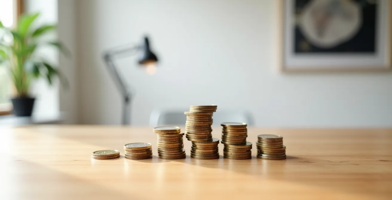 Visualisierung einer systematischen Rebalancing-Strategie für optimale Rendite