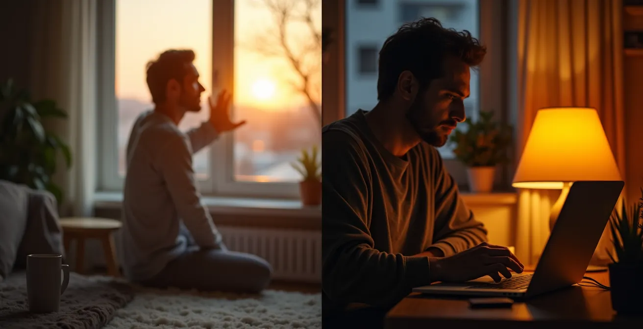 Visualisierung der unterschiedlichen Chronotypen und optimalen Aktivitätszeiten