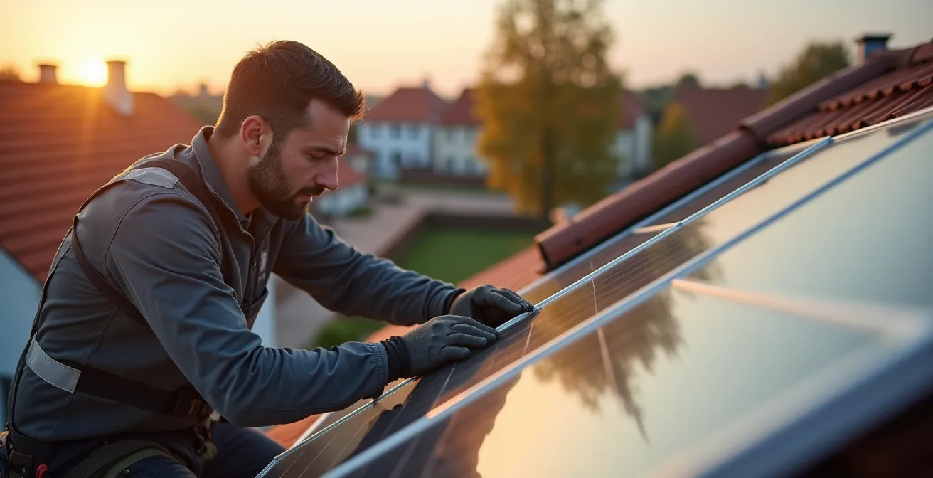 Darstellung der Ertragseinbußen durch falsche Ausrichtung und Verschattung
