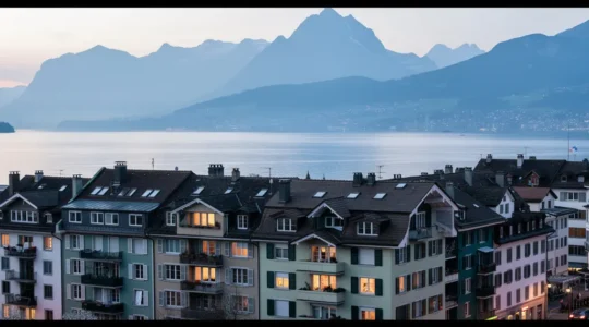 Immobilienpreise Zürich Panorama mit Wohnquartieren und Zürichsee